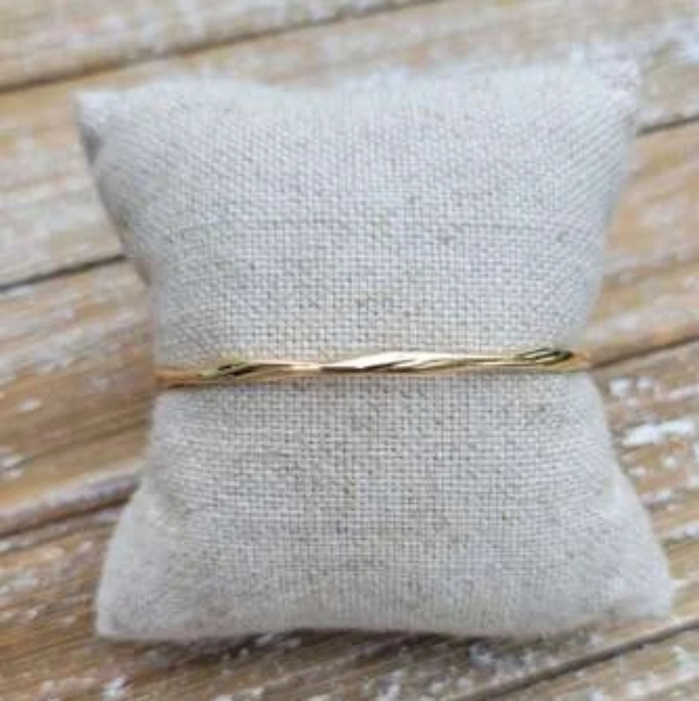 Adjustable Gold Cuff Bangle - Picture 2 of 5